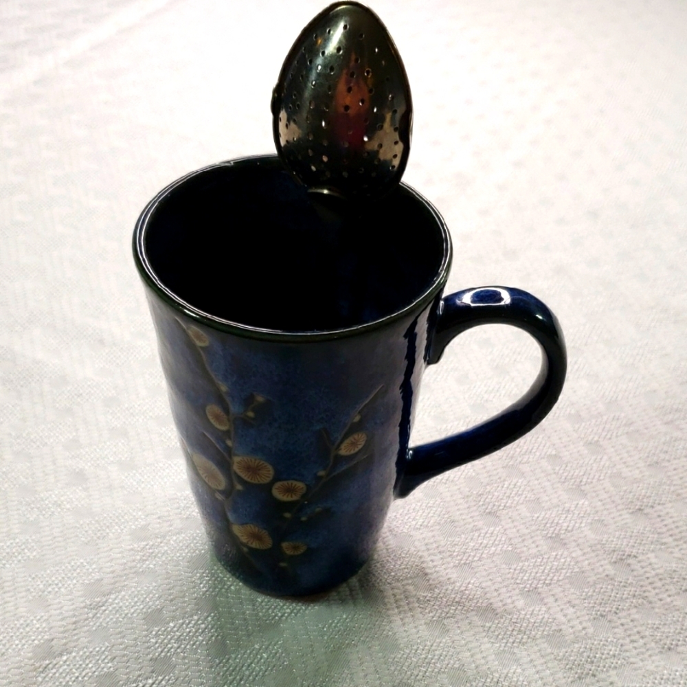 World Market Mug And Tea Infuser
